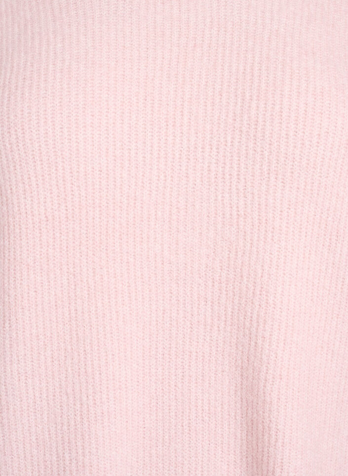 Løs strikk med 3/4-ermer, Rosa, Packshot image number 2