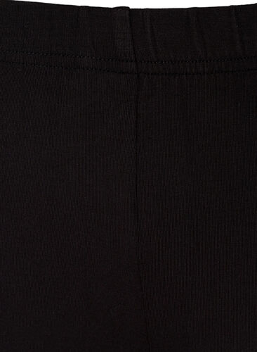 Ensfargede basis sykkelshorts, Black, Packshot image number 2