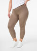 Basis 3/4 leggings i viskose, Brun, Model image number 0