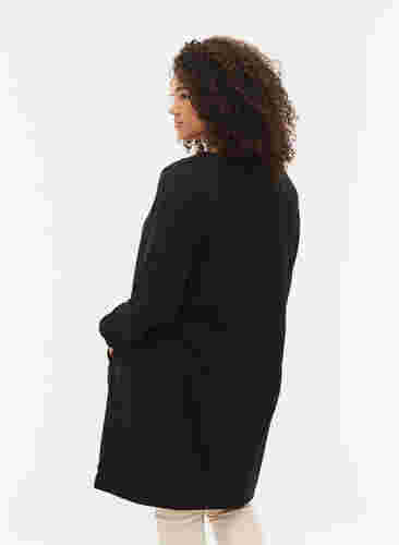 Kjole med V-hals, Black, Model image number 1