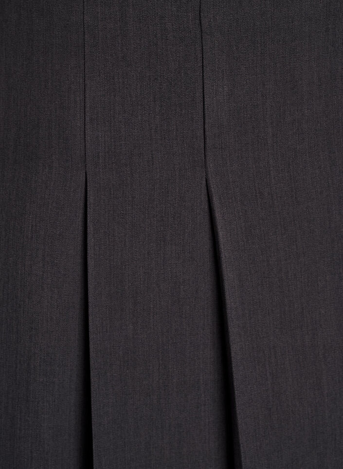 Midiskj&oslash;rt med brede folder, Gr&aring;, Packshot image number 2