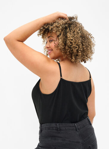 Basistopp i bomull, Black, Model image number 1