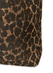 Denim shopper veske med leopardm&oslash;nster, Brun, Packshot image number 2