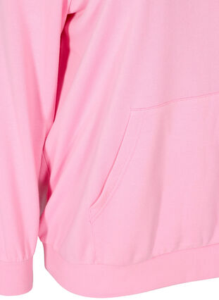 Hettegenser med lomme, Prism Pink, Packshot image number 3