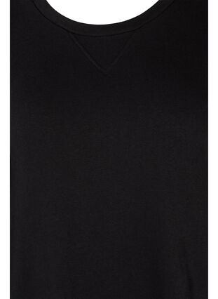 Bomullskjole med lommer, Black, Packshot image number 2