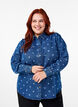 Denimskjorte med hjerter, L. Blue D. W. Heart, Model image number 0
