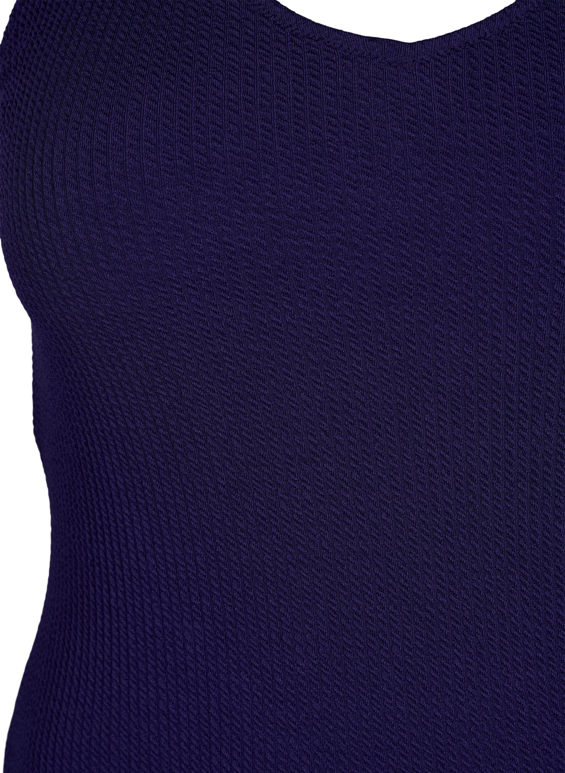 Zizzi Badedrakt med kryssdetaljer p&aring; ryggen, Astral Aura, Packshot image number 2