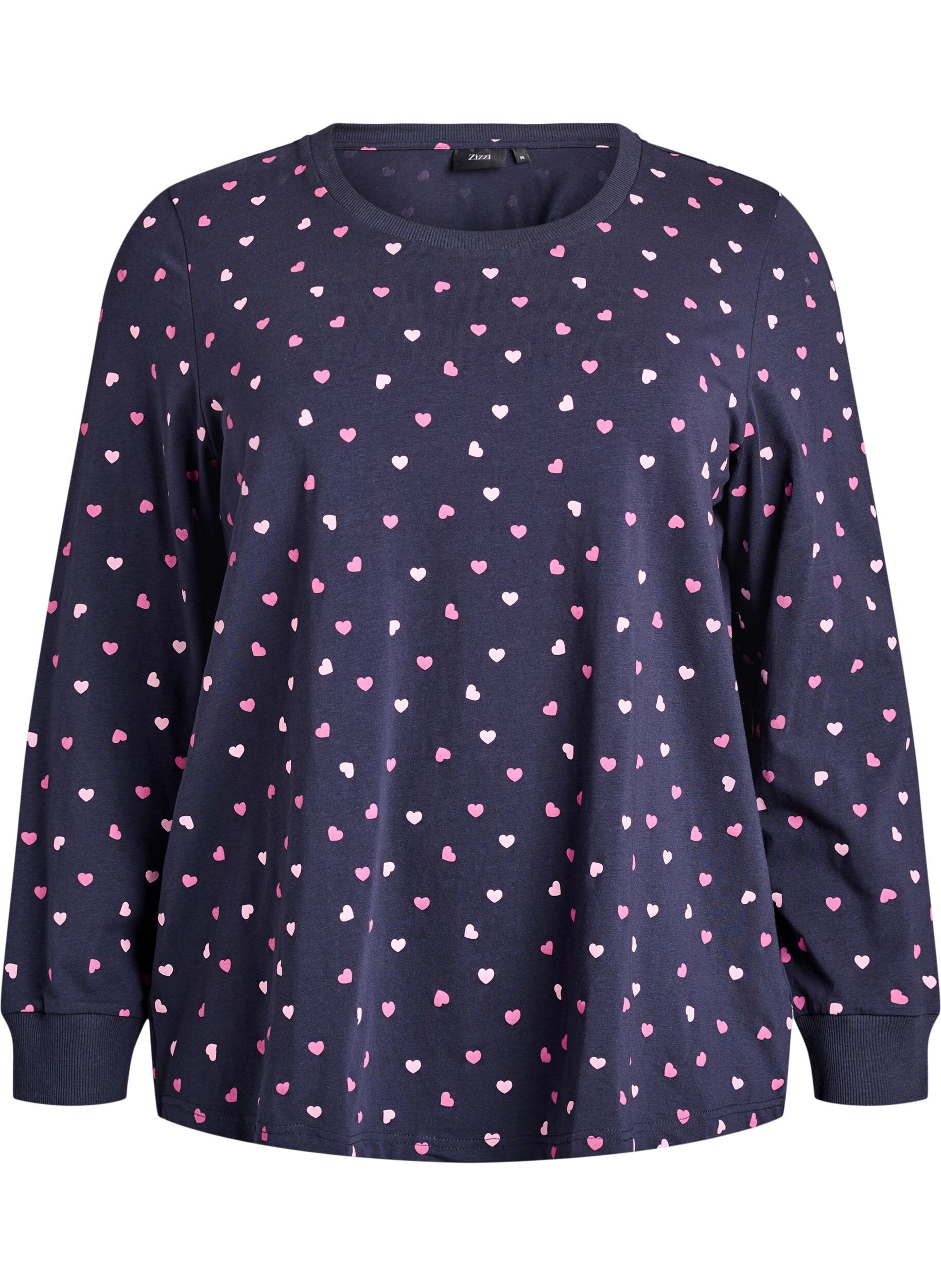 Nattbluse med et trykk