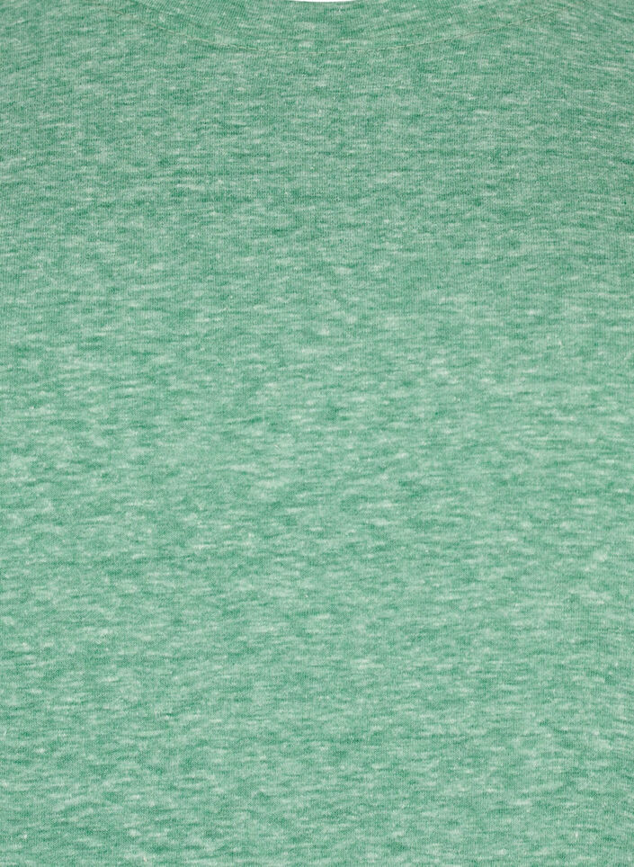 Melert T-skjorte med korte ermer, Grønn, Packshot image number 2