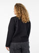 Cardigan med dekorative knapper, Svart, Model image number 2
