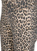 Straight fit jeans med sebraprint, Brun, Packshot image number 2