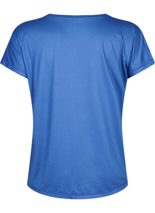 Kortermet trenings-T-skjorte, Sodalite Blue, Packshot image number 1