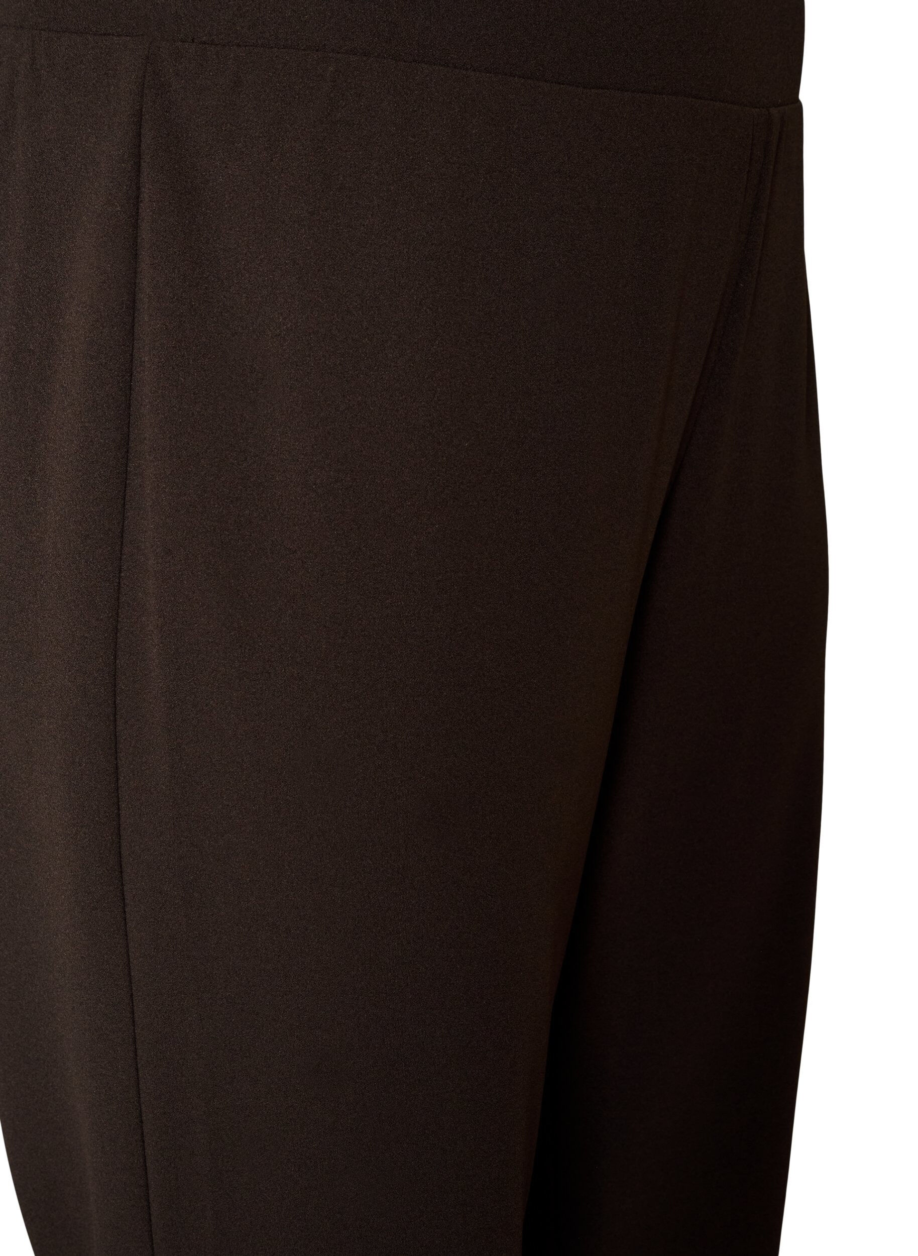ZizziBukser med rett passform, Brun, Packshot image number 2
