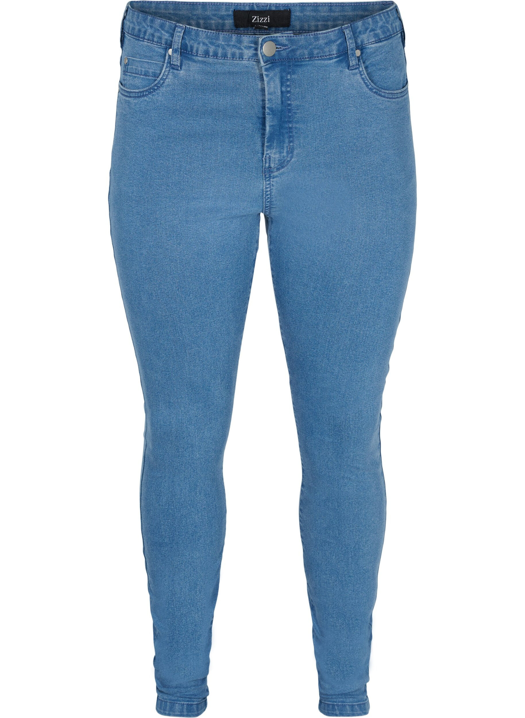 Super slim Amy jeans med h&oslash;yt liv