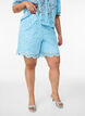 Blonder shorts med h&oslash;y midje og lommer, Bl&aring;, Model image number 3