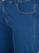 Cropped Vera jeans med rett passform, Blue Denim, Packshot image number 2