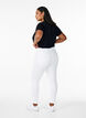Super slim Amy jeans med h&oslash;yt liv, White, Model image number 1