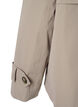 Kort trenchcoat med klassiske detaljer, Grå, Packshot image number 4