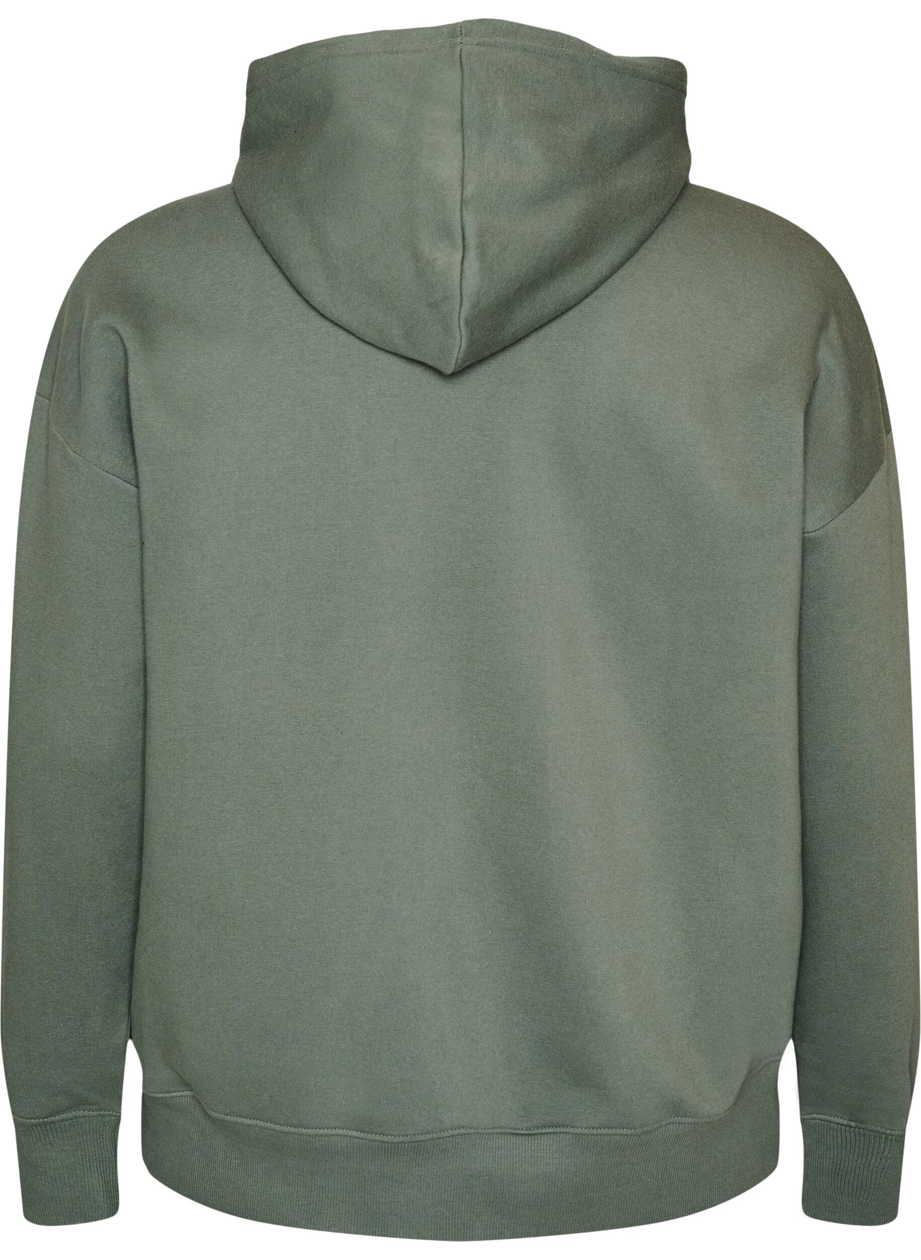 ZizziHettegenser med trykk p&aring; brystet, Gr&oslash;nn, Packshot image number 1