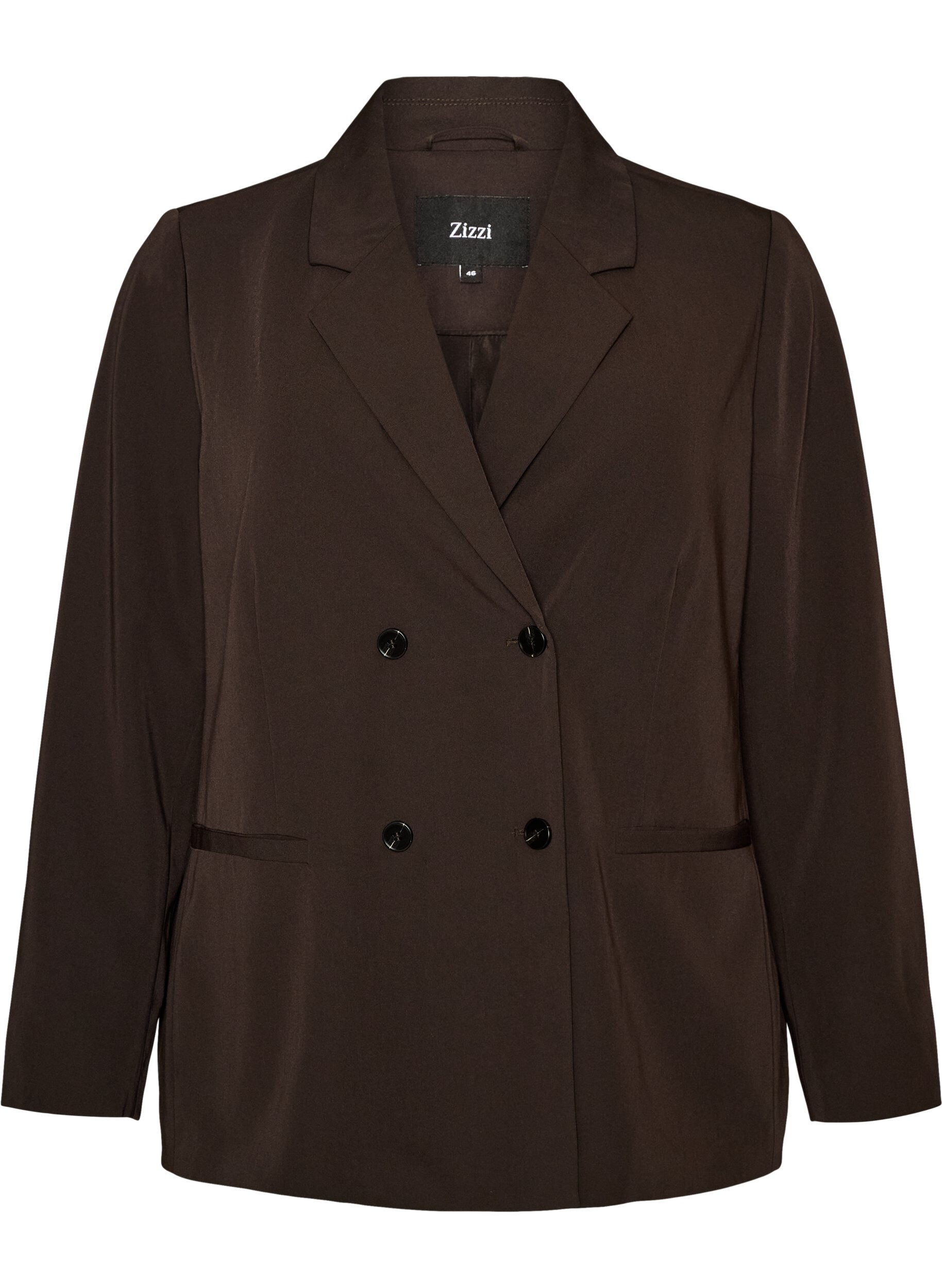 Dobbeltradet blazer med Loose fit