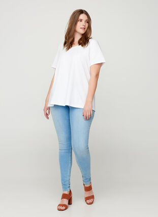 Basis t-skjorte, Bright White, Model image number 2
