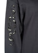 Joggekjole med broderte detaljer, Dark Grey, Packshot image number 3