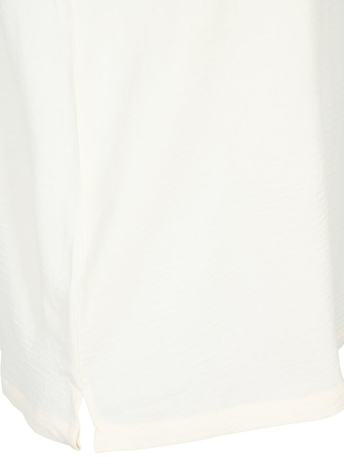Ermel&oslash;s overdel med rynkedetaljer, Vanilje, Packshot image number 3