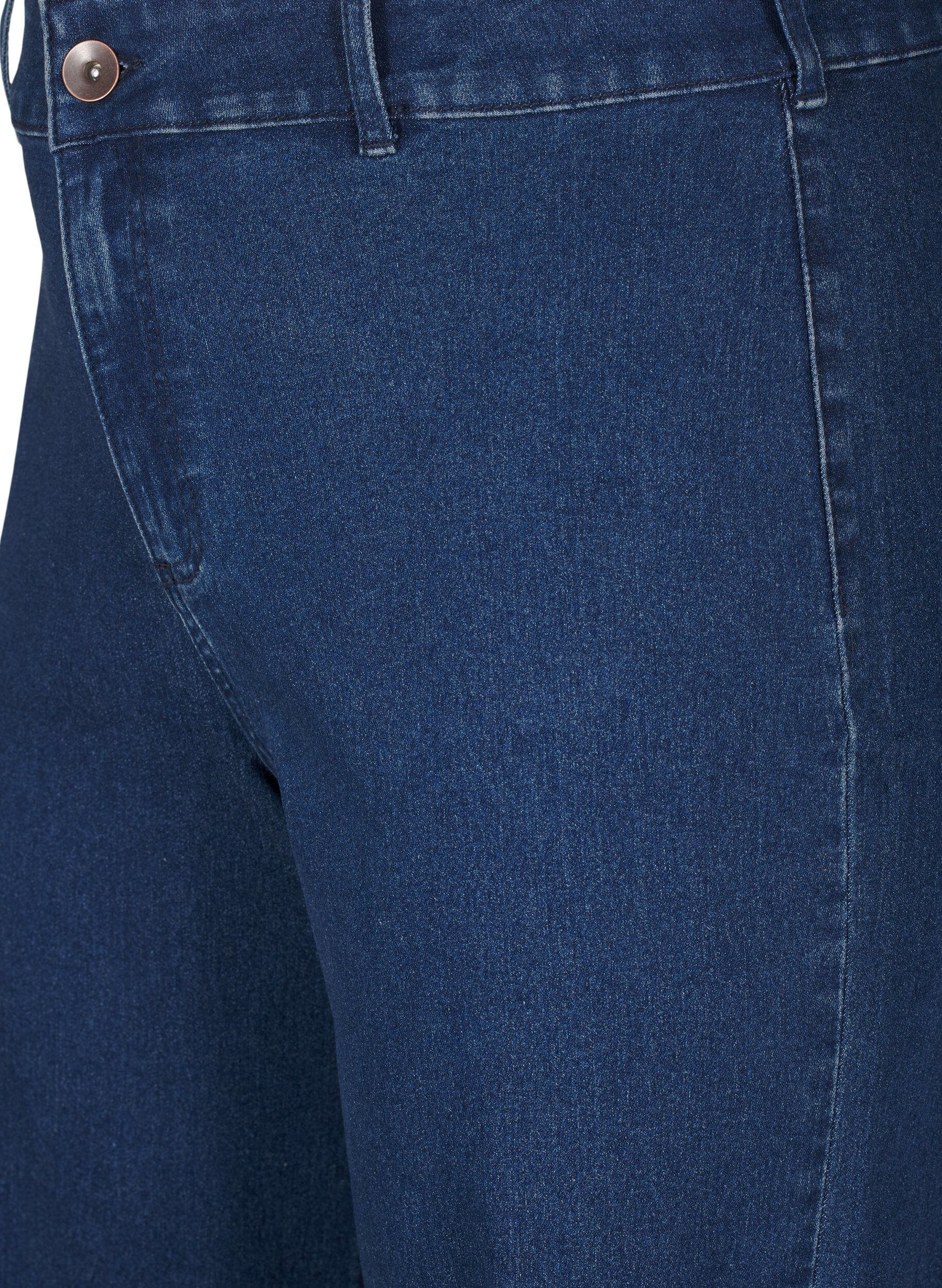 Zizzi FLASH - Vide jeans, Bl&aring;, Packshot image number 2