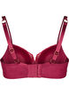 Formstøpt BH med broderi, Rød, Packshot image number 1