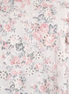 Bluse i bomull med broderie anglaise og volanger, Rosa, Packshot image number 2