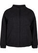 Bomberjakke i ullook med lommer, Dark Grey Melange, Packshot image number 0
