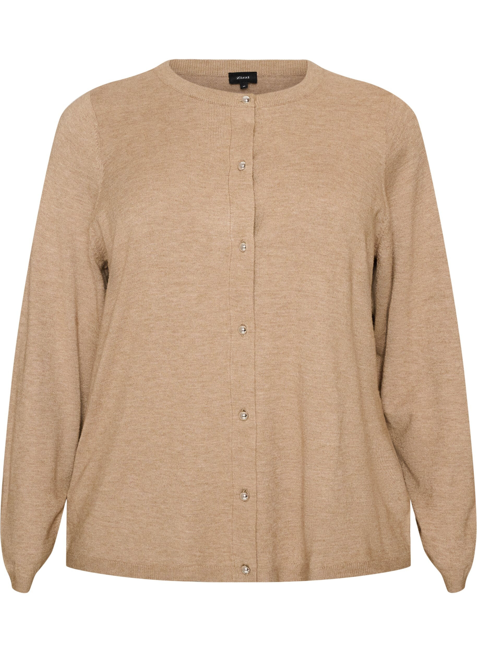 Cardigan med runde knapper