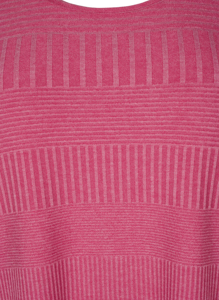 Kjole med 3/4-lange ermer og stripemønster, Malaga Mel., Packshot image number 2