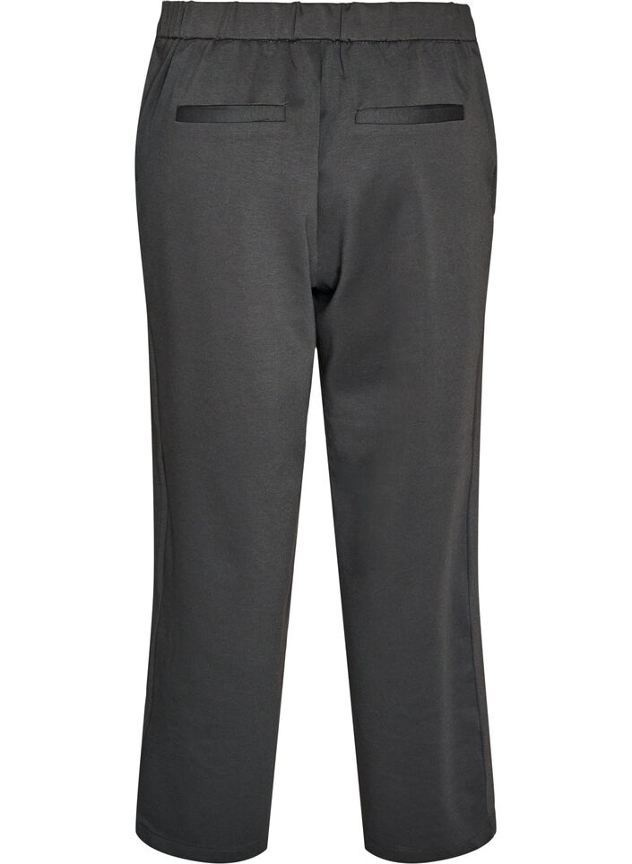 Loose fit jerseybukser med h&oslash;y midje, Gr&aring;, Packshot image number 1
