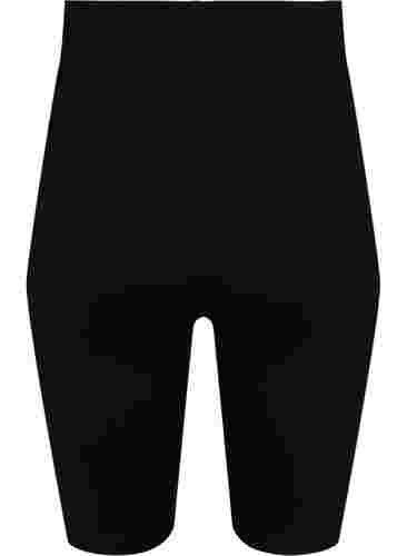Tettsittende gravidshorts i bomull, Black, Packshot image number 1