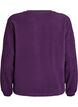 Myk genser i teddy-fleece, Lilla, Packshot image number 1