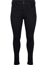 Supersmale jeans med h&oslash;y midje, Black