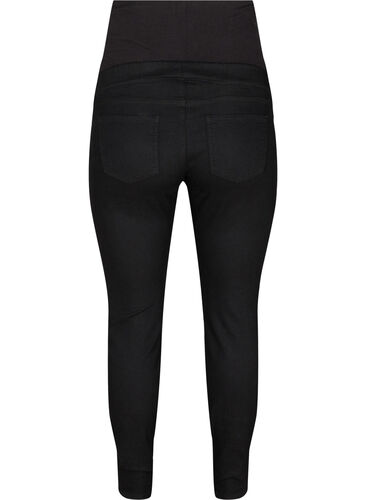 Jeggings med baklommer til gravide, Black, Packshot image number 1