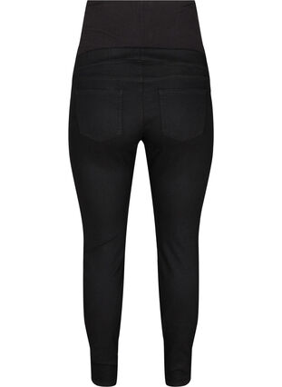 Zizzi Jeggings med baklommer til gravide, Black, Packshot image number 1