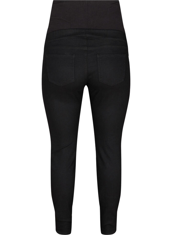 Jeggings med baklommer til gravide, Black, Packshot image number 1