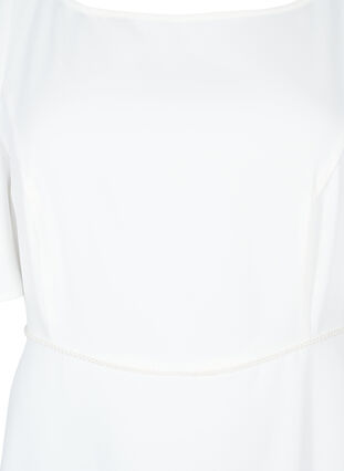 Festkjole i empiresnitt, Bright White, Packshot image number 2