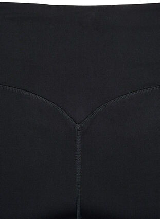 Zizzi CORE, Squatsikre 3/4 treningsleggings med lomme, Svart, Packshot image number 3