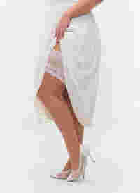 Selvsittende strømper med blondekant i 20 denier, Nude w. Star White, Model