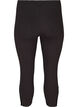 3/4-leggings med knapper, Svart, Packshot image number 1