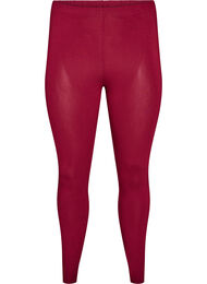 Basis leggings i viskose, R&oslash;d