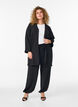 Kimono med 7/8 ermer, Svart, Model image number 1