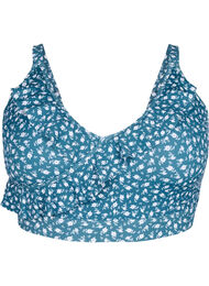 Blomstrete bikini med volanger, Balsam Flower AOP
