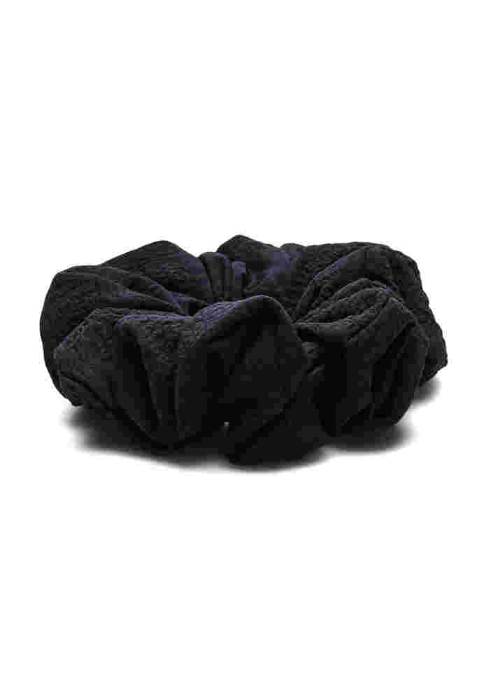 Ensfarget scrunchie, Black, Packshot image number 1