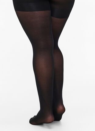Strømpebukser i 40 denier med push-up, Black, Model image number 1