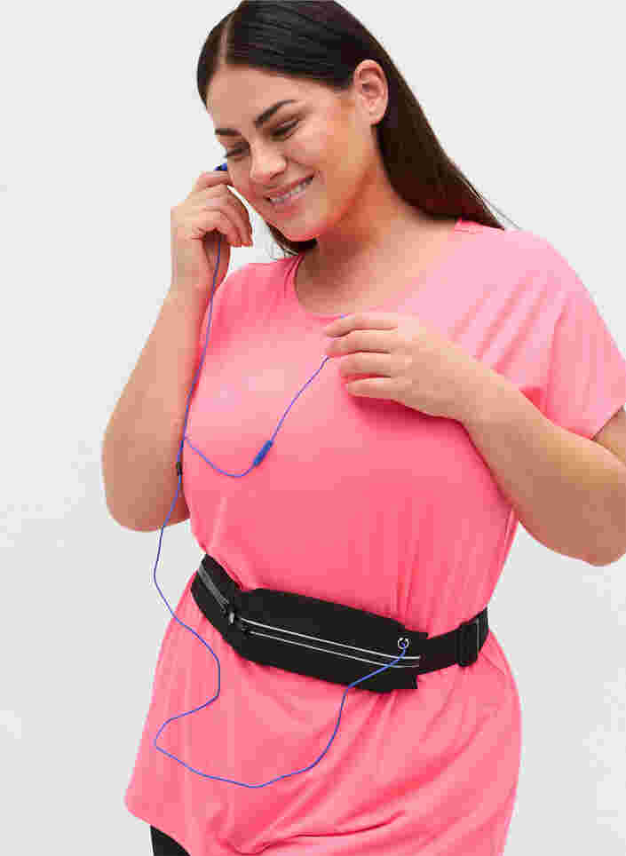 Løpebelte med lommer, Black w. Reflex, Model
